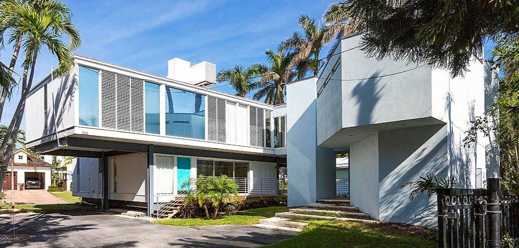 The Biggs Residence in 20i6, showing an accumulation of changes and/or additions.