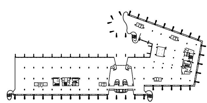 ABOVE:  Hurley Building SECOND FLOOR PLAN