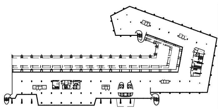 ABOVE:  Hurley Building FOURTH FLOOR PLAN